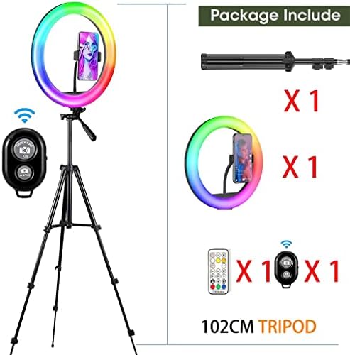 BGZDT 26cm RGB boja meka prstenasta lampa daljinski krug sa postoljem za stativ fotografija popunite osvjetljenje Selfie Video snimanje RingLight