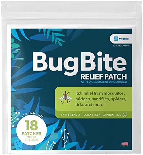 Medagel Bug Bite Relief Patch | HIDRATING HIDROGEL FACLES SA ARNICA za mirnu kožu i smanjiti bol