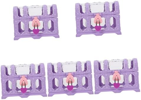 Holibanna 5pcs kutija blaga blaga blaga Mini nakit Torba za igračke organizator Skladište za djevojke Obriši