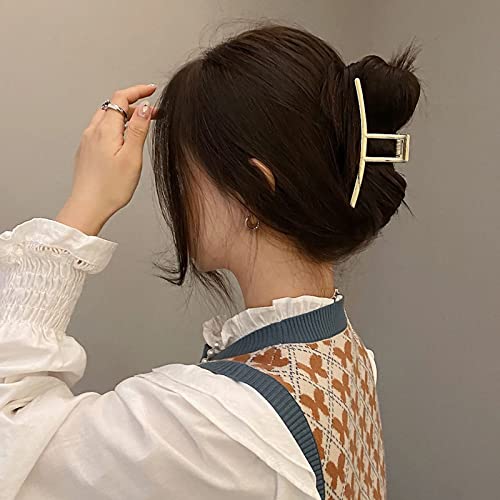 Vintage Gold Color Geometric Clips Metal Hair Clap CrossClip Traka za kosu za kosu za kosu za kosu