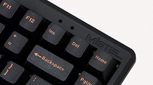Mistel BAROCCO MD770 TKL Split mehanička tastatura sa Cherry MX Blue Switch, ergonomska tastatura sa narandžastim