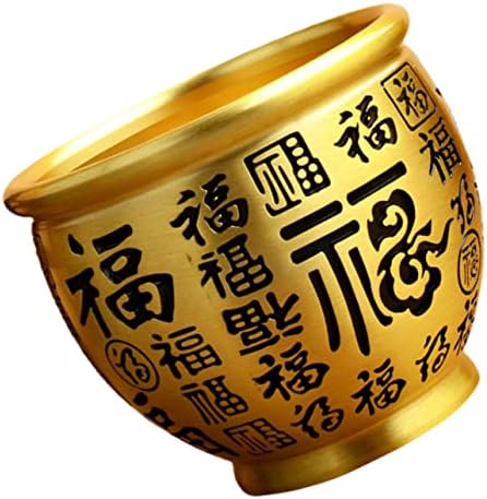 Holibanna 5pcs Copper Cornukopia Decor Decor Decor kineski dekor Mesing Money Bowl Kineska zdjela Bowls Fortune