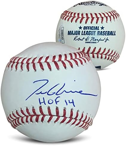 Tom Glavine Autographing MLB potpisan bejzbol dvorana slave HOF 14 JSA COA + futrola - autogramirani