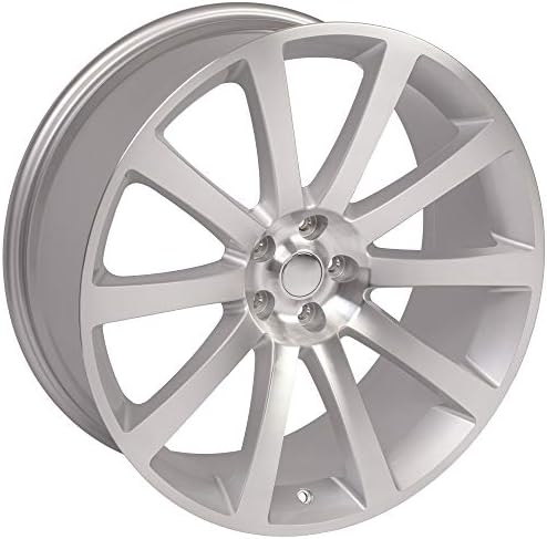 OE Wheels LLC CL02-22090-5115-18MS srebrni obrađeni kotač