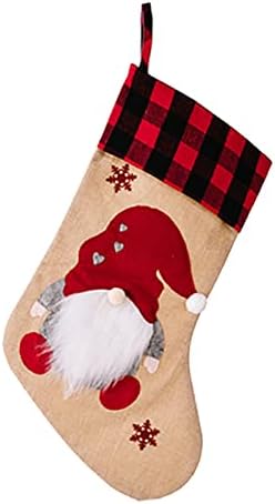Garland En Velike čarape Candy Socks Božićni ukrasi Kućni odmor Božićni ukrasi za zabave Kristali prozora