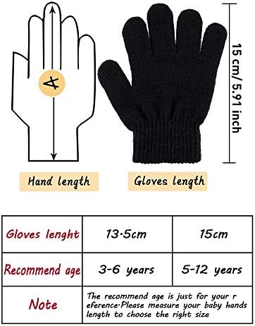 14 pari dječije zimske tople rukavice za djecu pletene rukavice šarene zimske rukavice za dječake djevojčice