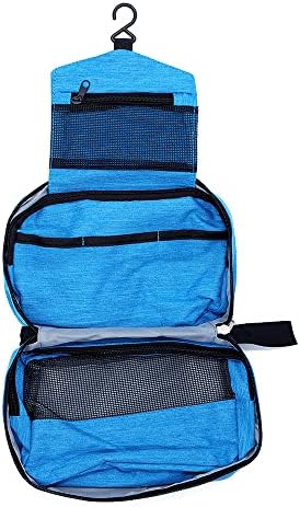 Aokqya nebeske bluetoilettarske torbe - za muškarce Ženske putovanja Veliki viseći kozmetički torbica
