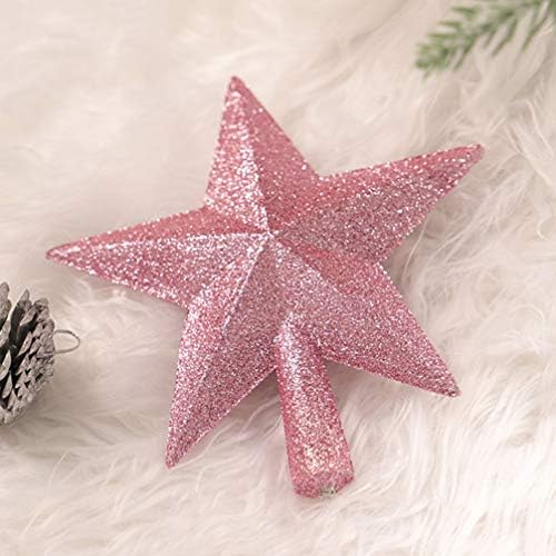 Happyyami LED dekor 1pcs Božićno stablo Toppers Plastična Sparkle Star Xmas Tree Hat Gnome Tree Topper Star