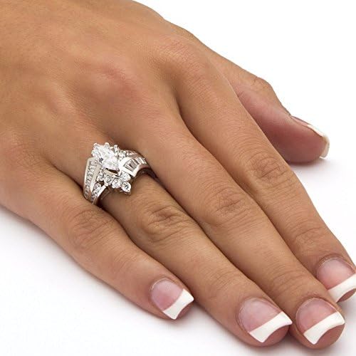 Godišnjica prstena modni dijamantni angažman rezani nakit nakit nakit prsten napunjen prstenom