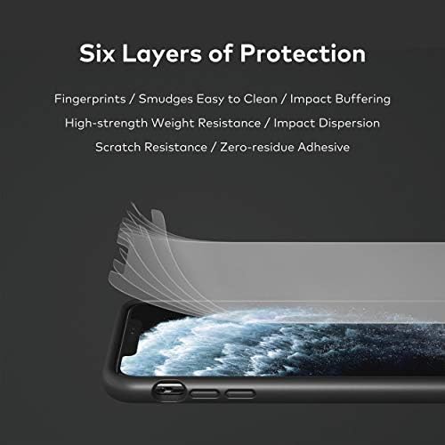 Rhinoshield zaštitnik ekrana kompatibilan sa Samsung [Galaxy S20 Ultra] / Impact Flex-Edge to Edge/Impact Damping / kompatibilan sa senzorom otiska prsta-Zaštita ekrana od brisanja i ogrebotina