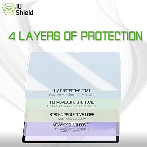 Iqshield zaštitnik ekrana kompatibilan sa Samsung Galaxy Tab S7 FE prozirnim filmom protiv mjehurića