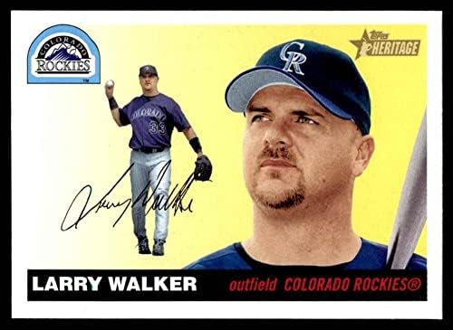 2004 topps # 443 Larry Walker Colorado Rockies NM / MT Rockies