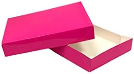 MagicWater Supply Hot Pink Apparel dekorativne poklon kutije sa poklopcima za odjeću i poklone 11x8, 5x1, 75
