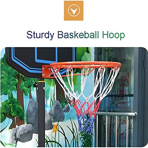 Prijenosni košarkaški Obruč 155-210 cm podesiv po visini košarkaški stalak Samostojeća košarkaška mreža za djecu zatvoreni vanjski košarkaški Obruč