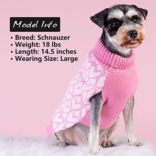 Kyeese Dnevni džemperi za pasike Pink ružičasti džemperi za pse sa povodljivim rupom PET džemper za kućne ljubimce, XS
