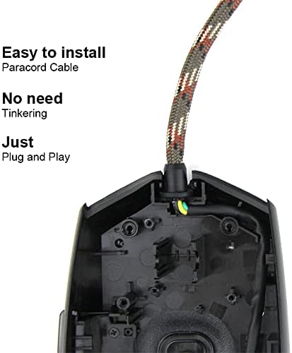 Paracord kabel miša za igranje miševa - za žurbu hiperx puldere -
