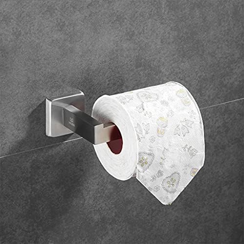QKSKY nehrđajući čelik toaletni papir Wall Mount WC Papir vješalica za polica za skladištenje za kupaonicu