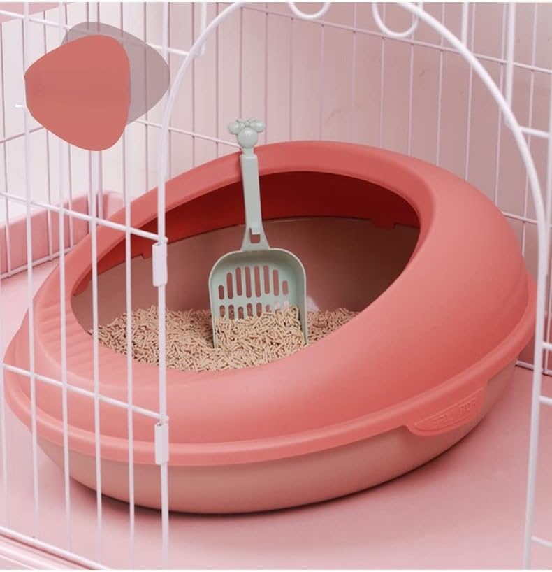 DHDM veliki prostor Poluzatvorene mačke WC izdržljiva kutija za smeće u obliku jaja za mačke