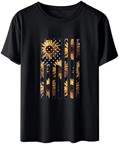 Ženski dan nezavisnosti vrhovi rakera za ratveru na ratcu čipke Tors T majice kratki rukav