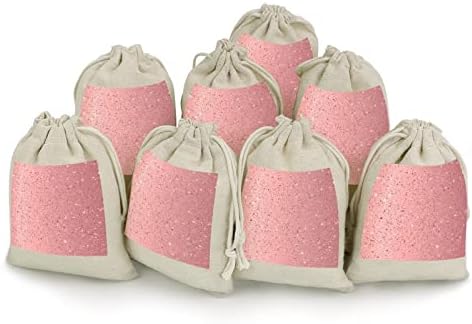 Rose Gold Giltter Drawstrings storage torbe Candy poklon torbice za višekratnu upotrebu sklopivi i kompaktni višenamjenski džepni paket 8kom