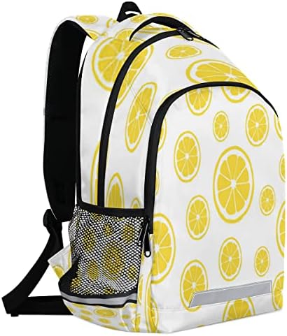 CFPolar Voits limun kriške studentski ruksak s školskim ruksakom za prijenosni pretinac za žene muškarci studenti studenti tinejdžeri dječake