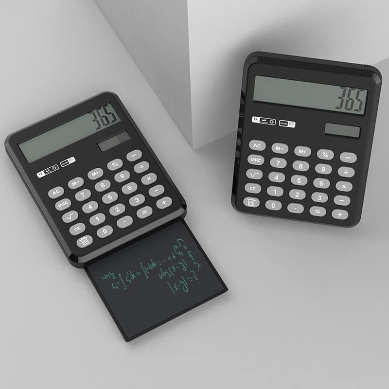 JFGJL kalkulator za rukopis kalkulator 12-znamenkasti solarni kalkulator Dvostruki napajanje Kompaktni prenosivi kalkulator velike ekrane