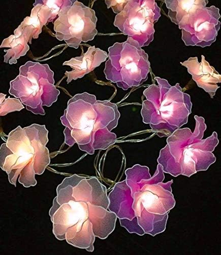 Tajlandski Vintage ručno rađeno cvijeće žičana svjetla 20 LED Vilinska svjetla za Kućni dekor spavaća soba za zabavu