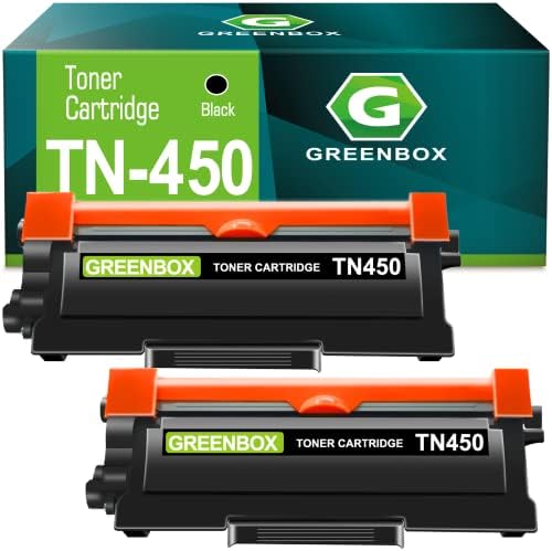 GREENBOX kompatibilni TN-450 Toner kertridž zamjena za Brother TN450 TN-450 TN420 TN-420 Toner za HL-2270DW HL-2280DW MFC-7860DW MFC-7360N DCP-7065DN HL-2230 HL-2240