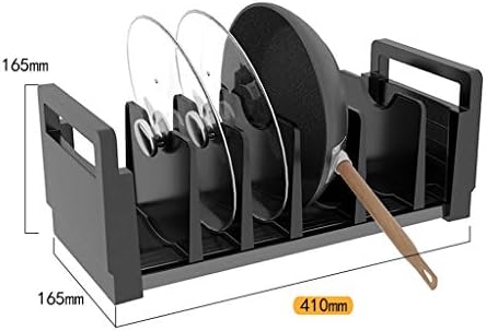 SAWQF poklopci za lonce Rack Pan & amp;držač poklopca ploče za sečenje Kuhinjski stalak za odvod sa kuhinjskim alatom