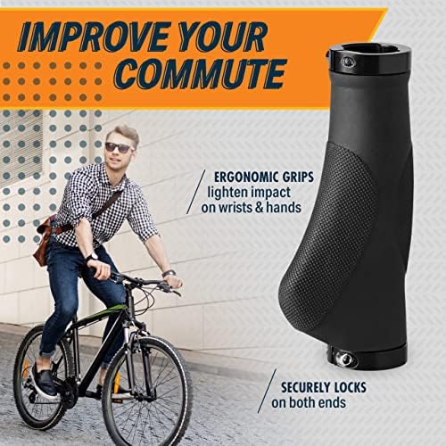 Bikeroo držači za bicikle za upravljač - neklizajuće, udobne, gumene ručke za bicikle za vanjsku upotrebu