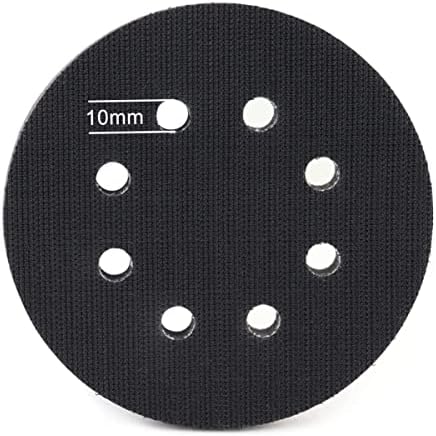 Yaptes brusni diskovi 8 rupa kuka i petlje meka meko spužvač jastuk međuspremnika za brušenje brusilice 125mm 2pcs i hardverski alati