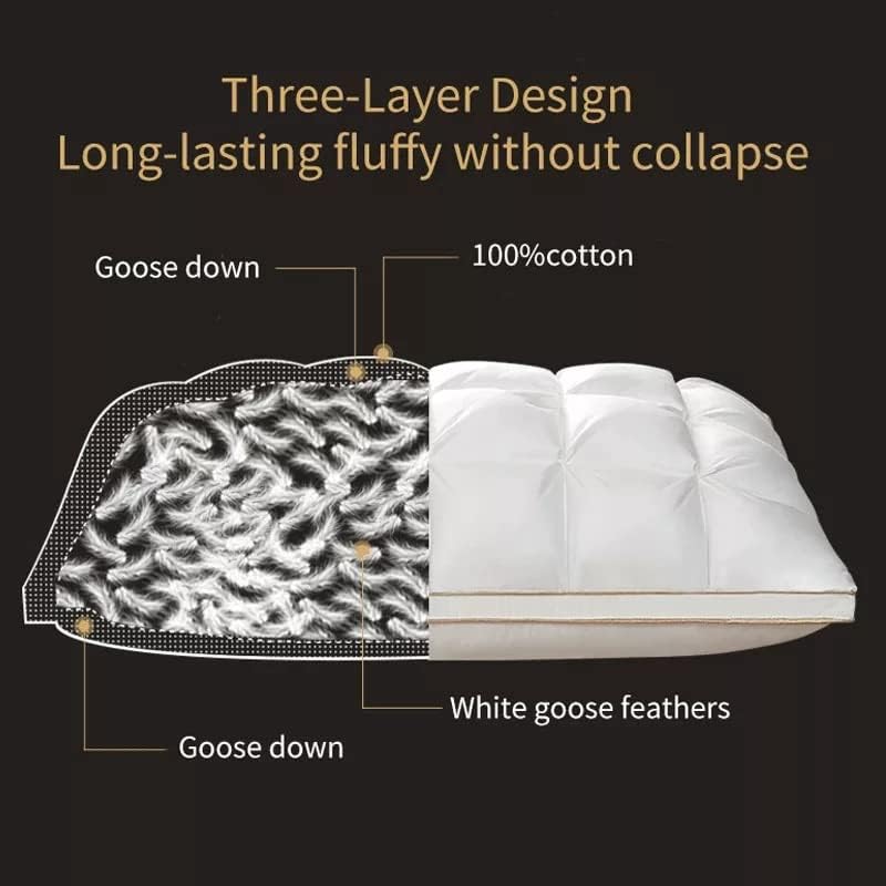 Mmllzel 3D kruh dolje jastuci za krevet za spavanje pamučni poklopac s prirodnim punjenjem kraljevske kraljevine