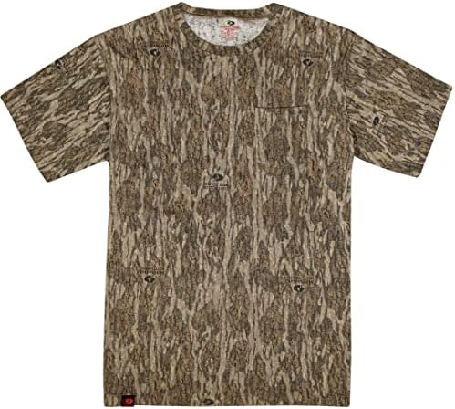 Mossy Hrast Muška majica za lov na kratki rukav pamuk