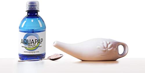 AQUAPAP Health Neti Pot para za navodnjavanje nosa destilovana voda 8 pakovanje flaša za jednokratnu