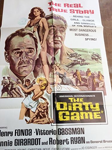 Dirty Game Autentični filmski poster, 1965, Henry Fonda