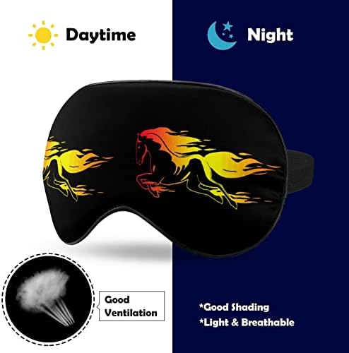 Trčanje maske za spavanje konja Izdržljive slijepo-očiju mekana maska ​​za oči s podesivim kaišem za muškarce