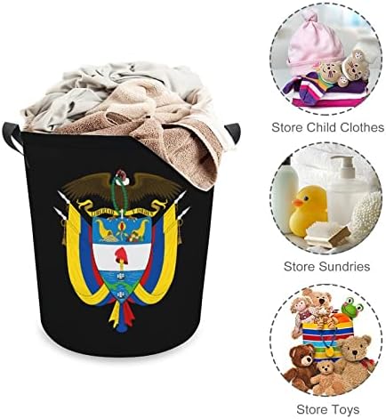 Nacionalni simboli kompanije Kolumbije Sklopiva rublja Vodootporna kočića za pohranu kante s ručkom
