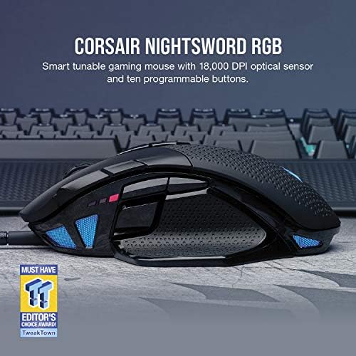 CORSAIR K70 RGB Pro žičana mehanička tastatura za igranje - Crna i noćnaSrska RGB - Udobnost performanse FPS