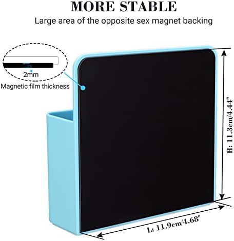 Lidwot 2 plavi držač markera za magnetnu tablu, držač magnetne olovke za frižider, magnetni držač