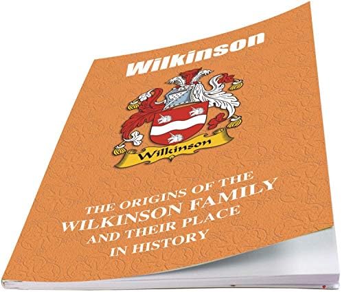 I Luv Ltd Wilkinson English Family Povijest Prezimena Brošura sa kratkim povijesnim činjenicama