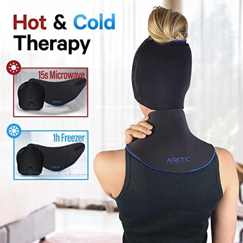 Migraine Ice Cap & vrat Ice Pack Wrap | kombinacija | hladan & kompresije toplote Migraine Relief, migraine