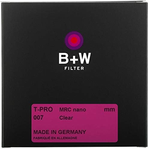 B + W clear Protection Filter za objektiv kamere-Ultra Slim Titan Mount, 007 & kružni polarizator Kaesemann-standardni nosač, HTC, 16 slojeva Multi-otpornog premaza, Filter za fotografiju, 72 mm