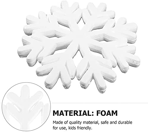 Aboofan 3pcs Snowflake Prilično pahuljice ukrasi nedovršena DIY Dekoracija strana