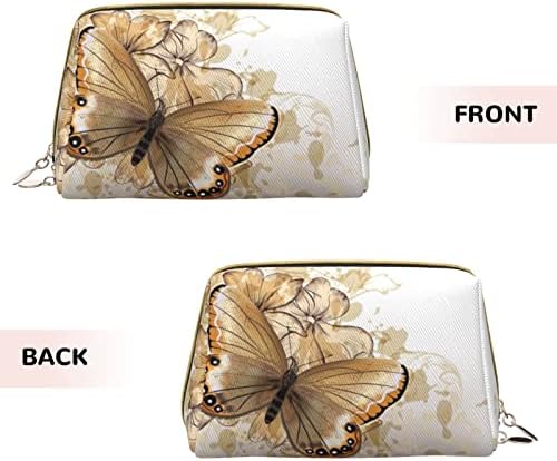 Cvjetni s leptirnim malim putne vrećicom za šminku za torbicu, prijenosna toaletna vrećica