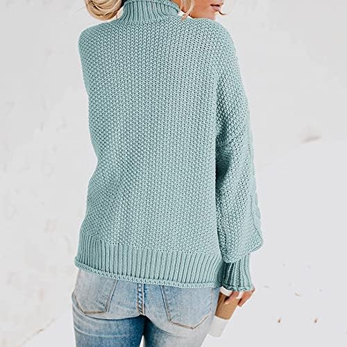 Trebinski džemperi za žene pletenje, ženski duks dugih rukava božićni džemper skelet za žene povremene prevelike pletenje
