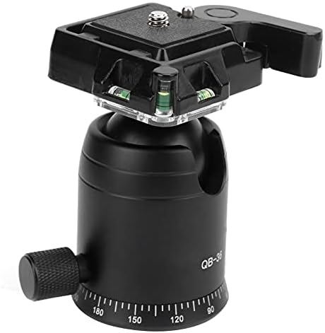 Vifemify QB36 Kuglična glava kamera foto-štand Fotografska glava 360 ° rotatorna panoramska pucanje kuglične glave za hladnu obuću kameru