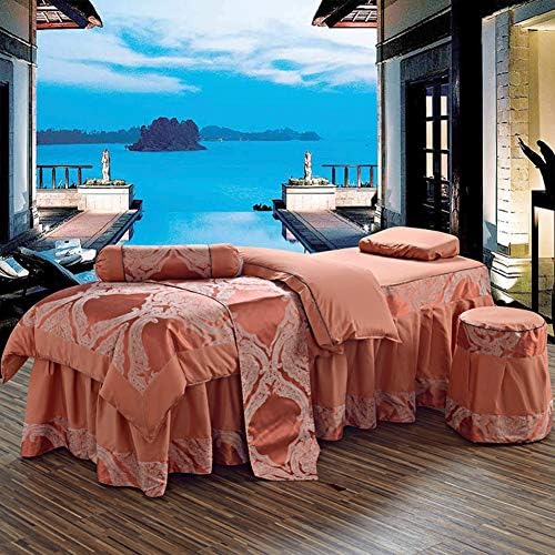 Setovi listova za masažu u vezenju, jednobojna presvlaka za ljepotu za ljepotu Prekrivač za prekrivanje posteljine za masažu - e 70x190cm