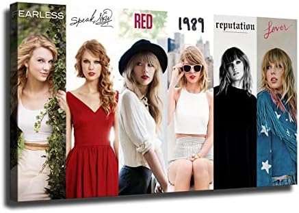 Djevojka Taylors Album Poster Pop Pjevač Canvas Wall Art Print Art Dekoracija Fotografija Dnevni Boravak Dekoracija Spavaće Sobe Poster Santa Rona