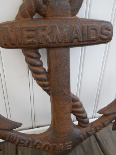 Mermaids WELCOME HERE Anchor plaketa