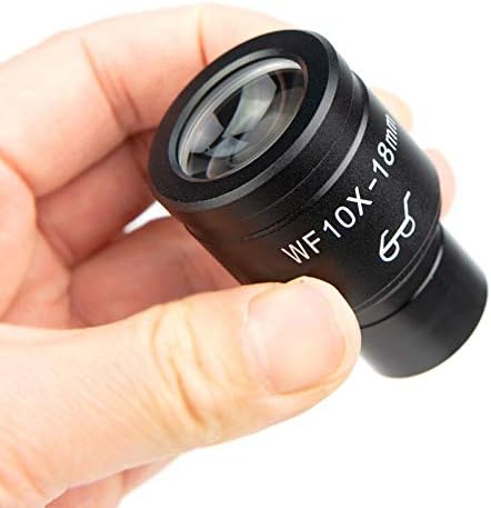 SHAOHUASC 10x biološki mikroskop okular širokog polja 18mm visoke očne tačke Okularno optičko